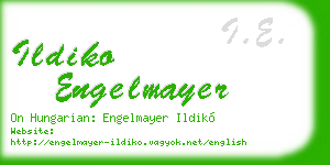 ildiko engelmayer business card